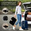 imageEverlasting Comfort Memory Foam Car Seat Cushion  Tailbone Pain Relief Driving Seat Cushion for Short People  Office Wheelchair Gaming Chair Travel  NonSlip Washable Cover