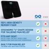 imageEverlasting Comfort Memory Foam Car Seat Cushion for Long Driving  Back Pain Sciatica Tailbone Pain Relief  Adult Booster Wedge Seat Cushions for Car Truck Seats  NonSlip Washable Cover