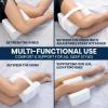 imageEverlasting Comfort Memory Foam Leg ampamp Knee Pillow for Side Sleepers  Sciatica Pain Relief Leg Pillow for Side Sleeping  Adjustable StrapWhite