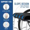 imageEverlasting Comfort Memory Foam Wheelchair Cushion  Gel Seat Cushion for Seniors and Adults  Pressure Relief and Tailbone Pain Support  Ventilated and Soft Cushion for Ultimate Comfort
