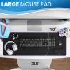 imageEverlasting Comfort Office Chair ampamp Wheelchair Arm Pads  Cooling Memory Foam Arm Rest Cover for Desk Gaming Chair Wheelchair Armrest Pads