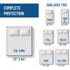 imageEverlasting Comfort Premium Full Mattress Protector Waterproof  2 Pillow Protectors Included  Hypoallergenic Deep Pocket Design Up to 18quot  Noiseless Waterproof Mattress ProtectorCalifornia King