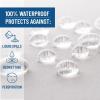imageEverlasting Comfort Premium Full Mattress Protector Waterproof  2 Pillow Protectors Included  Hypoallergenic Deep Pocket Design Up to 18quot  Noiseless Waterproof Mattress ProtectorCalifornia King