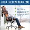 imageEverlasting Comfort Seat Cushion ampamp Foot Rest Bundle  Perfect for Desk Car Office Gaming Chairs  NonSlip  All Day Comfort  Enhances Posture Relieves Foot and Tailbone Pain Black