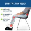 imageEverlasting Comfort Seat Cushion ampamp Foot Rest Bundle  Perfect for Desk Car Office Gaming Chairs  NonSlip  All Day Comfort  Enhances Posture Relieves Foot and Tailbone Pain Black