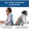 imageEverlasting Comfort Seat Cushion ampamp Foot Rest Bundle  Perfect for Desk Car Office Gaming Chairs  NonSlip  All Day Comfort  Enhances Posture Relieves Foot and Tailbone Pain Black