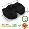 imageEverlasting Comfort Seat Cushion ampamp Lumbar Support Bundle  Ideal for Desk Car Office Gaming Chairs  Enhance Posture and Relieve Back Pain Black