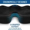 imageEverlasting Comfort Seat Cushion ampamp Lumbar Support Bundle  Ideal for Desk Car Office Gaming Chairs  Enhance Posture and Relieve Back Pain Black