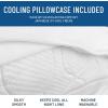 imageEverlasting Comfort Shredded Memory Foam Pillows with Adjustable Loft  2X Better Cooling  Japanese Cooling Fiber Pillow Case  Hypoallergenic Pillows for Side Sleepers QueenKing Pack of 1