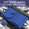 imageEverlasting Comfort Stadium Seats with Back Support  Adjustable Memory Foam Bleacher Chairs with Back and Cushion Portable Easy Folding Stadium Seat Cushion with Storage PocketBlue