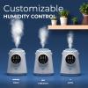 imageEverlasting Comfort Top Fill Humidifier for Bedroom Upgraded 25L Easy to Clean Quiet Ultrasonic Humidifier with Timer Cool Mist Air Moisturizer for Large Room Home Soothing Hydration for Adults