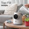 imageEverlasting Comfort Top Fill Humidifier for Bedroom Upgraded 25L Easy to Clean Quiet Ultrasonic Humidifier with Timer Cool Mist Air Moisturizer for Large Room Home Soothing Hydration for Adults