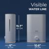 imageEverlasting Comfort Top Fill Humidifiers for Bedroom 6L High Mist Output  60HR Runtime Easy to Use ampamp Clean Ultrasonic Humidifier Large Room Humidifiers for Home Baby Plants Congestion IndoorWhite