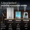 imageEverlasting Comfort Top Fill Humidifiers for Bedroom 6L High Mist Output  60HR Runtime Easy to Use ampamp Clean Ultrasonic Humidifier Large Room Humidifiers for Home Baby Plants Congestion IndoorWhite