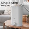 imageEverlasting Comfort Top Fill Humidifiers for Bedroom 6L High Mist Output  60HR Runtime Easy to Use ampamp Clean Ultrasonic Humidifier Large Room Humidifiers for Home Baby Plants Congestion IndoorWhite