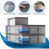 imageEverlasting Comfort Under Bed Clothes Storage Bags  Store 45 More with 1725L of Bins Space  Collapse ampamp Fold Underbed Storage Organiser for Clothes Shoes Bedding