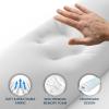 imageEverlasting Comfort Under Knee Pillow for Back Sleeping  Memory Foam Half Moon Leg Bolster Pillow for Back Pain Thoracic Support
