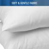 imageEverlasting Comfort Waterproof Pillow Protector Standard Pack of 2  Zippered Hypoallergenic Dust Mite ampamp Bed Bug Proof Allergy Pillow CoversQueen