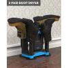 imageFoldable ampamp Compact Boot Dryer ampamp Boot Warmer with Timer Fast 2Hour Drying Shoe Dryer for Work Boots Sneakers Gloves Helmets 2 Pair Upgraded Model