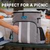 imageInsulated Backpack Cooler  54 Cans 24 Hour Cooling Wider Straps Lightweight Leak Proof Liner Portable Cooler Backpack Bag for Men Women Beach Picnic Travel Lunch Camping  Everlasting ComfortGray