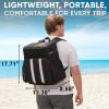 imageInsulated Backpack Cooler  54 Cans 24 Hour Cooling Wider Straps Lightweight Leak Proof Liner Portable Cooler Backpack Bag for Men Women Beach Picnic Travel Lunch Camping  Everlasting ComfortBlack
