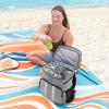 imageInsulated Backpack Cooler  54 Cans 24 Hour Cooling Wider Straps Lightweight Leak Proof Liner Portable Cooler Backpack Bag for Men Women Beach Picnic Travel Lunch Camping  Everlasting ComfortGray