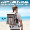 imageInsulated Backpack Cooler  54 Cans 24 Hour Cooling Wider Straps Lightweight Leak Proof Liner Portable Cooler Backpack Bag for Men Women Beach Picnic Travel Lunch Camping  Everlasting ComfortGray
