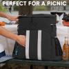 imageInsulated Backpack Cooler  54 Cans 24 Hour Cooling Wider Straps Lightweight Leak Proof Liner Portable Cooler Backpack Bag for Men Women Beach Picnic Travel Lunch Camping  Everlasting ComfortBlack