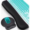 imageEverlasting Comfort Ergonomic Mouse Pad and Keyboard Wrist Rest for Computer Keyboard  Memory Foam Mouse Pad Set with Wrist Support for Comfort Extended Typing Sessions