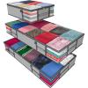 imageEverlasting Comfort Under Bed Clothes Storage Bags  Store 45 More with 1725L of Bins Space  Collapse ampamp Fold Underbed Storage Organiser for Clothes Shoes Bedding