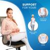 imageEverlasting Comfort Lumbar Support ampamp Gel Infused Seat Cushion Bundle  Perfect for Desk Car Office Gaming Chairs  Enhance Posture  MultiUse Cushions for Back Sciatica ampamp Tailbone Pain Relief