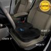 imageEverlasting Comfort Memory Foam Car Seat Cushion  Tailbone Pain Relief Driving Seat Cushion for Short People  Office Wheelchair Gaming Chair Travel  NonSlip Washable Cover